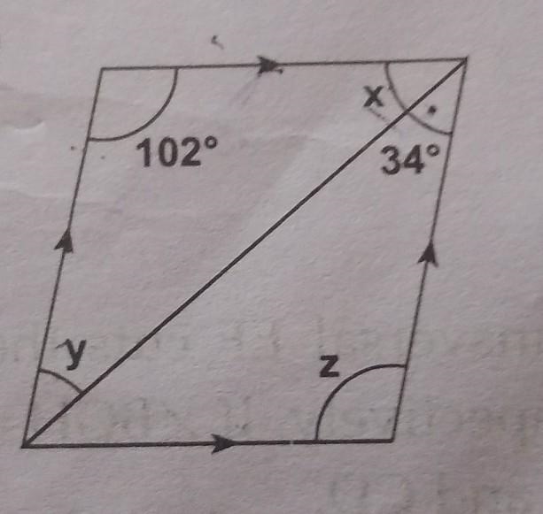 Find the measure of unknown angle​-example-1