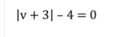 Explain the absolute value equation-example-1