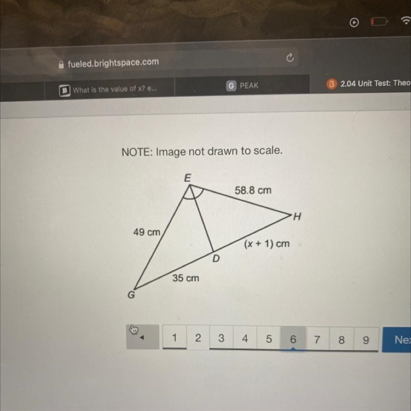 Calculator What is the value of x-example-1