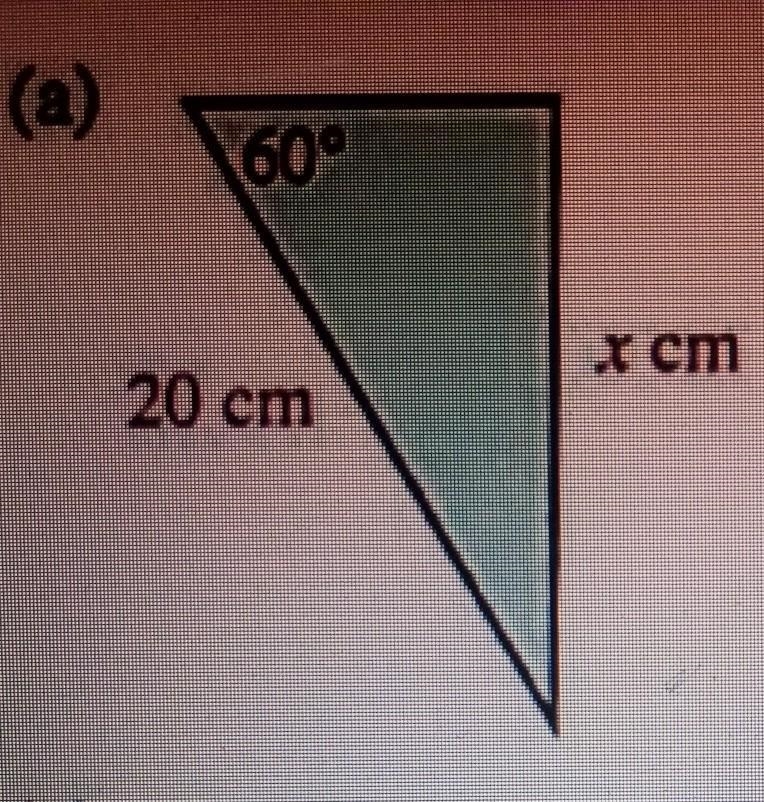 Find the exact value for x leaving your answer as a surd with a rational denominator-example-1