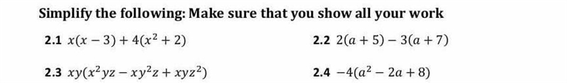 2(a + 5) - 3(a + 7) how do i simplify it​-example-1