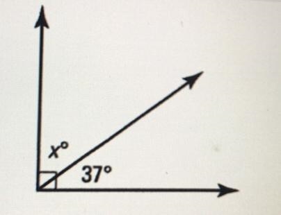 What is the value of angle x?-example-1