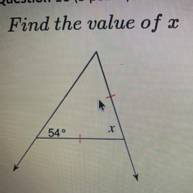 Find the value of x of the pic-example-1