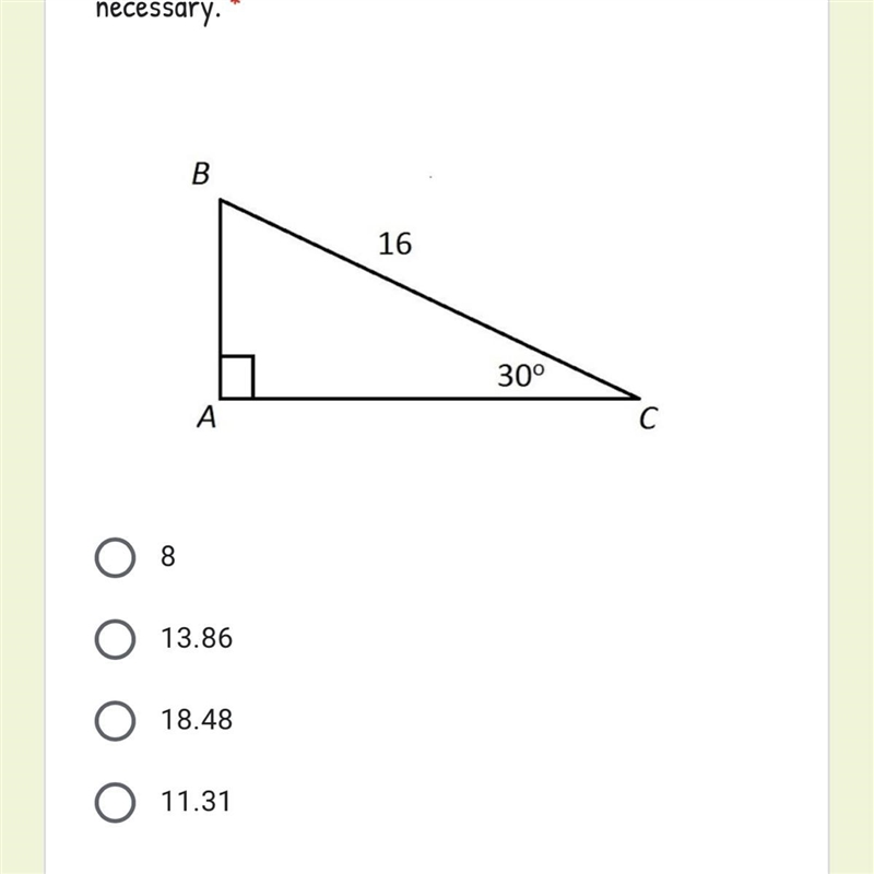 Find the length of AC. Round to the nearest hundredth if necessary.-example-1