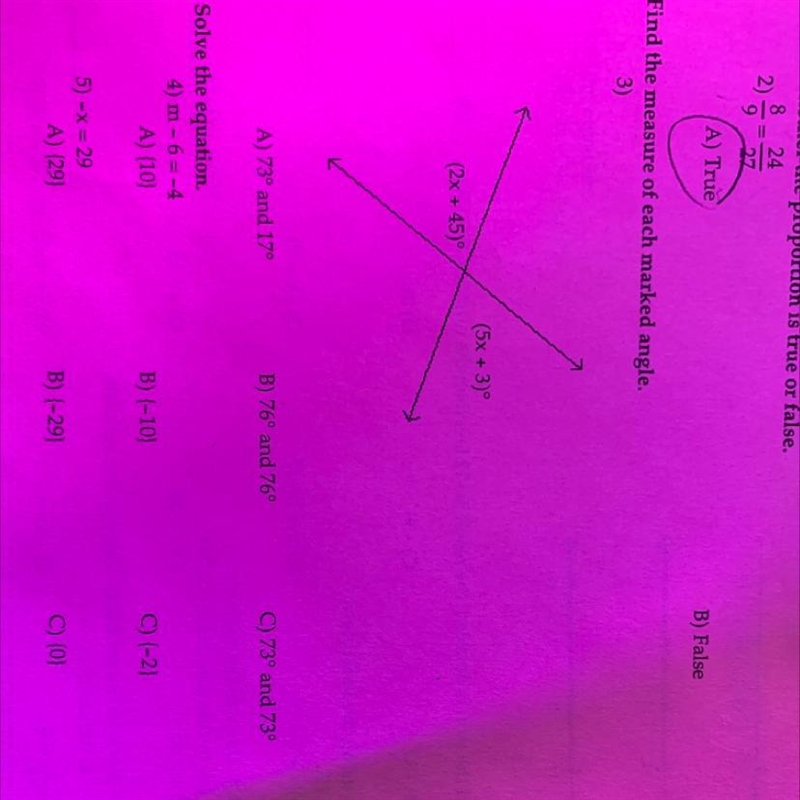 Find the measure of each marked angle.-example-1