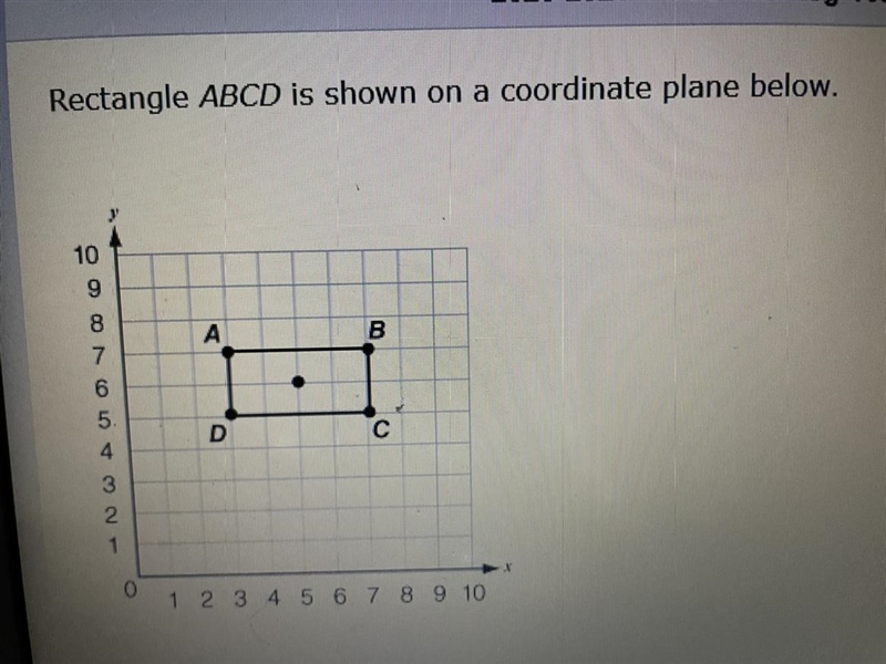 Which rectangle represents dilation by a scale factor of 2 from the rectangles center-example-1