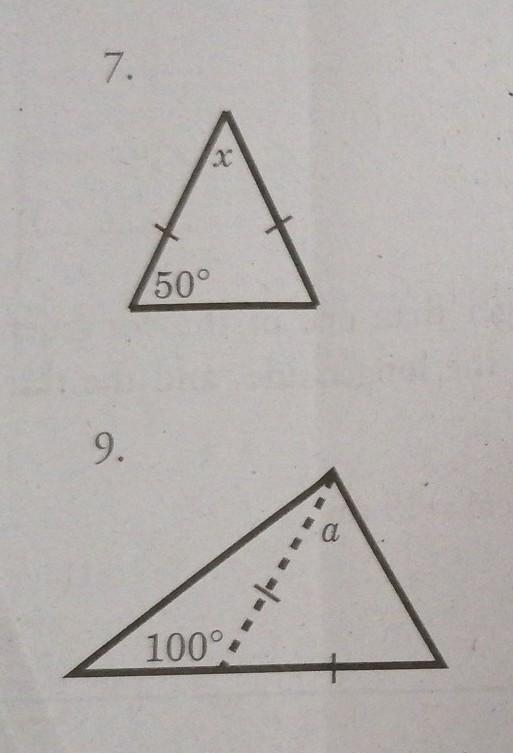 Find the measures of the angles marked with letters.​-example-1