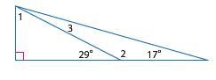 Find angle 1, angle 2, and angle 3-example-1