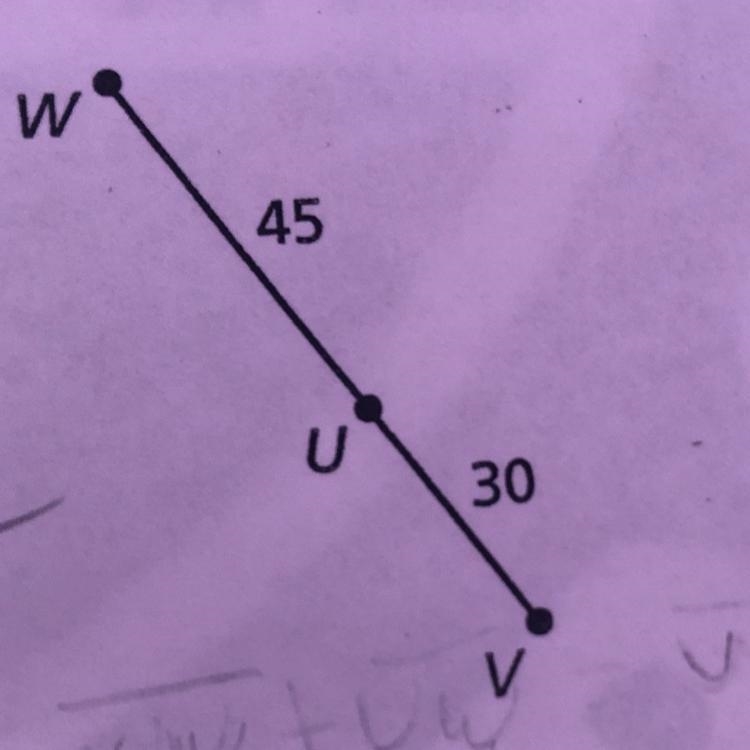 W 45 U 30 V wwtuw X +45 Find VW-example-1