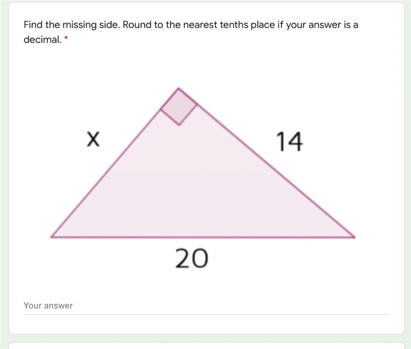 HELP PYTHAGOREAN THEOREM plssss ASAP-example-1