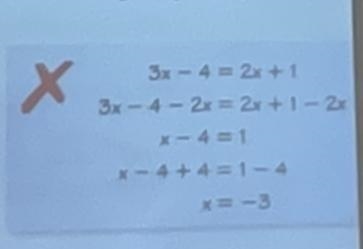 Describe and correct the error in solving the equation-example-1