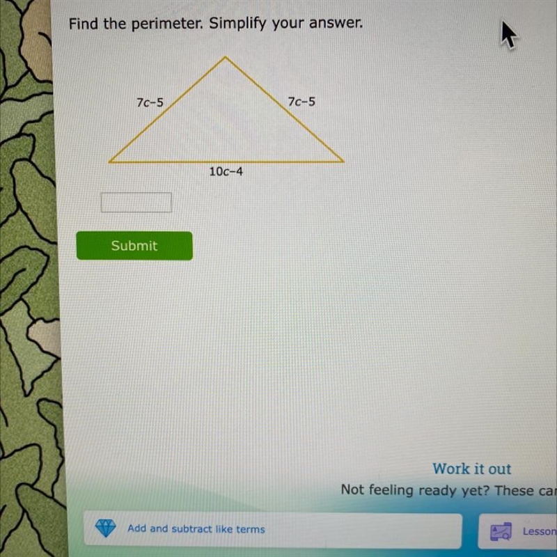 Find the perimeter. Simplify your answer.-example-1