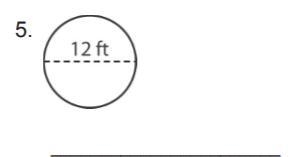 What is the area and circumference of the given circle-example-1