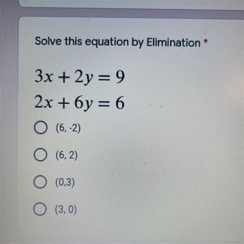 Solve this equation by elimination.-example-1