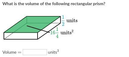 What is the volume of the following rectangular prism?-example-1