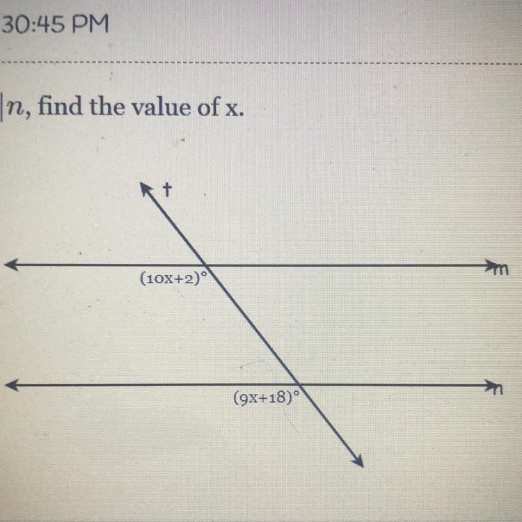 + (10x+2) → (9X+18) find the value of x-example-1