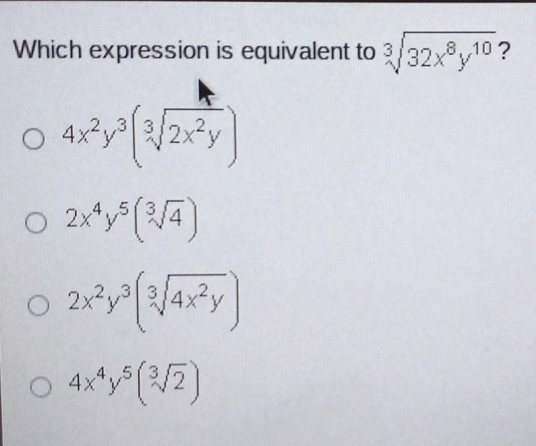 Which expression is equivalent ​-example-1