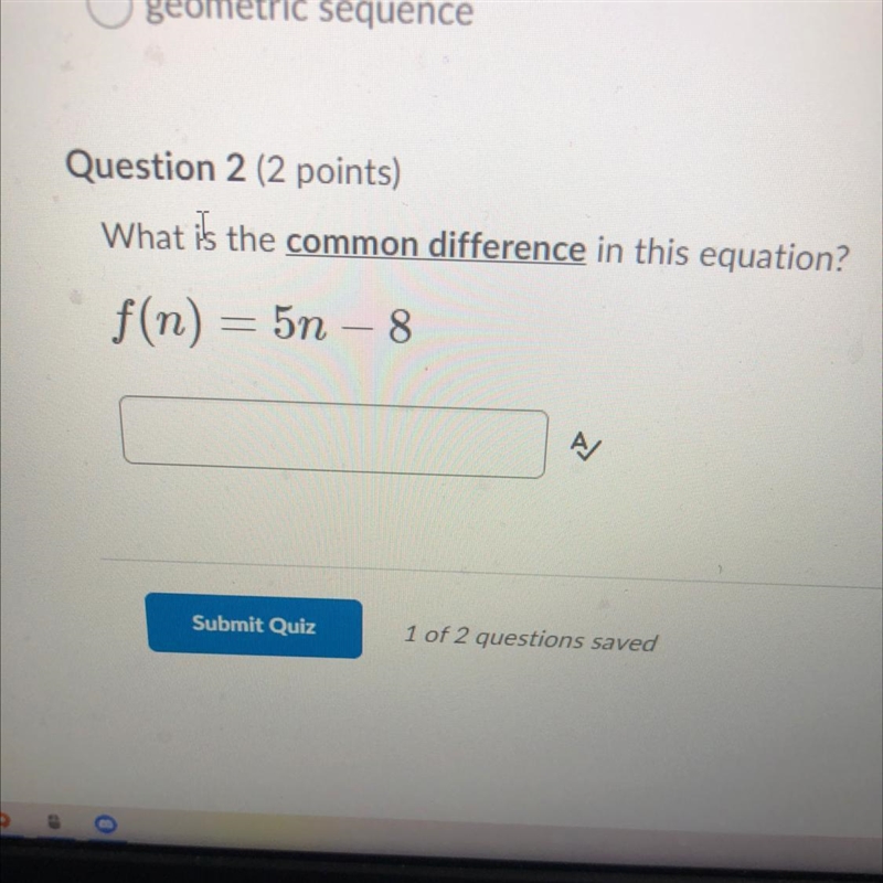 What is the common difference in this equation?-example-1