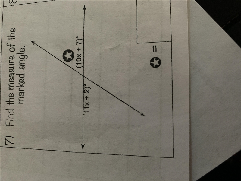 Help a girl out people’s special angle pairs geometry-example-2