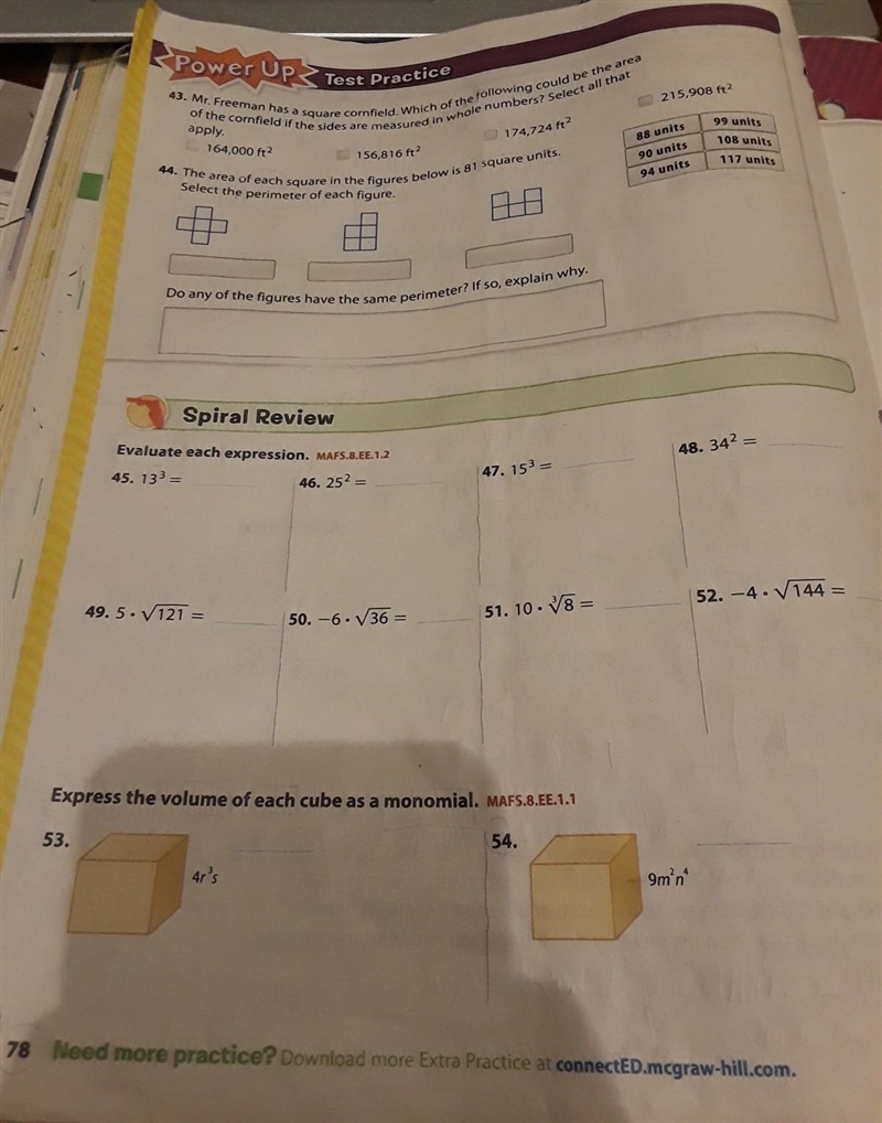 Can someone actually help me with these problems? They are due tomorrow. 43. Mr.Freeman-example-1