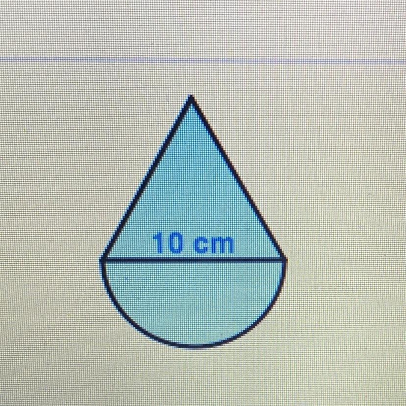 20 points!!! The figure in the diagram is composed of a semi-circle and an equilateral-example-1