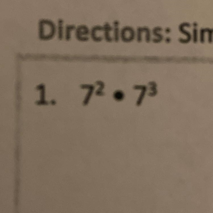 Simplify. Write solution in exponential form and standard form-example-1