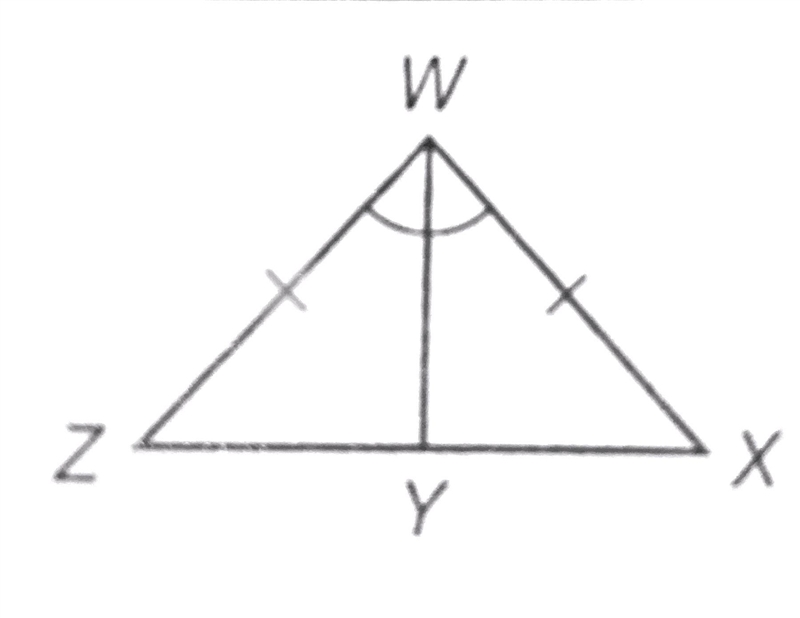 Use the SAS Postulate to prove triangle W X Y approximately equal to triangle W Z-example-1