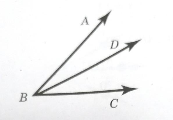 If m∠ABC = 48, what is m∠ABD?​-example-1