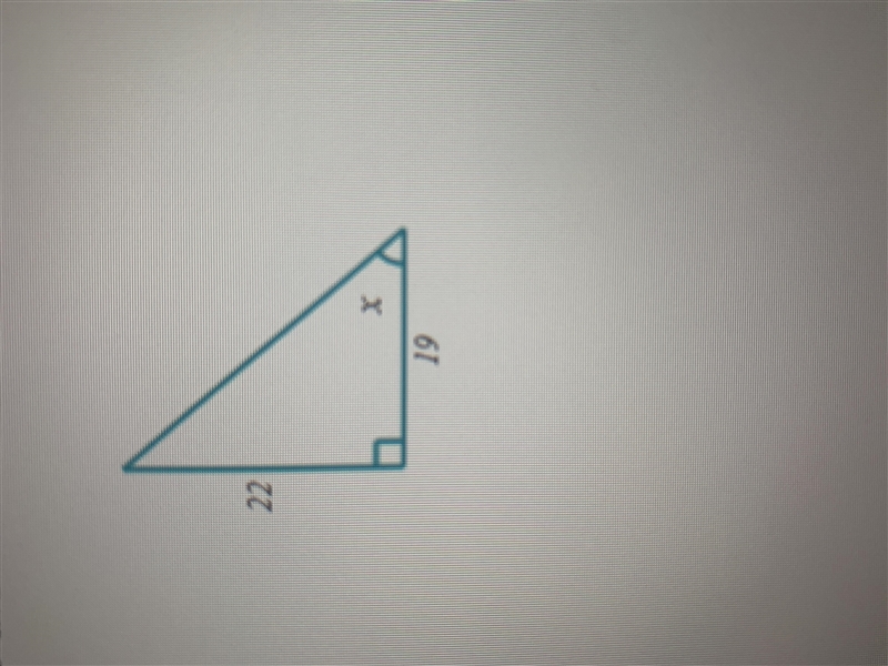 Find X. Round to the nearest tenth of degree.-example-1