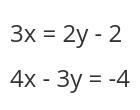 Solve the following question using the elimination method :)-example-1