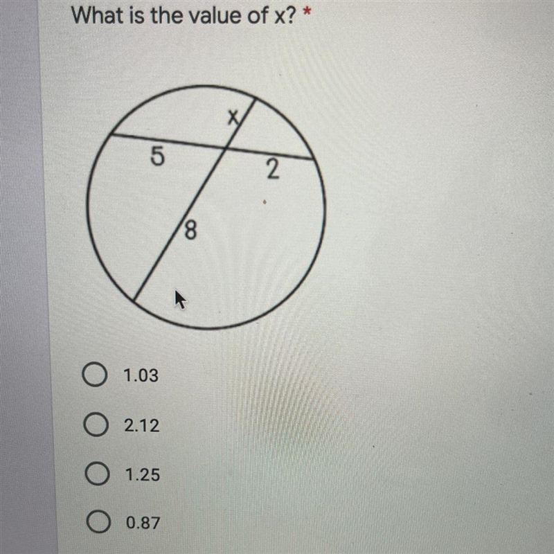 What is the value of x? (Look at picture)-example-1