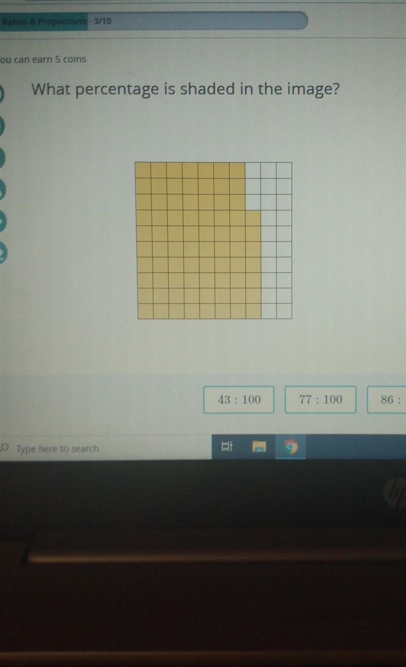 What percentage is shaded in the image?​-example-1