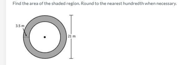 Find the area of the shaded region. Round to the nearest hundredth when necessary-example-1