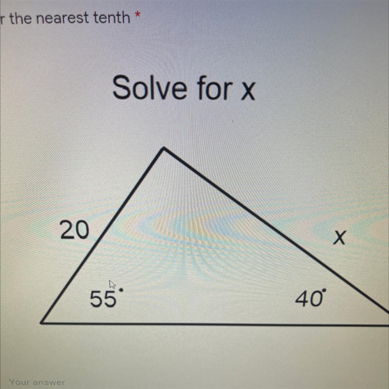 Solve for the nearest tenth *-example-1