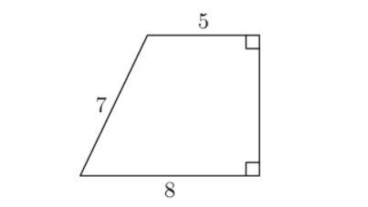 HELP HELP PLEASE!! D: Find the length of the missing side of the trapezoid below: PLEASE-example-1