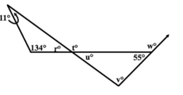 Find the measure of each variable-example-1