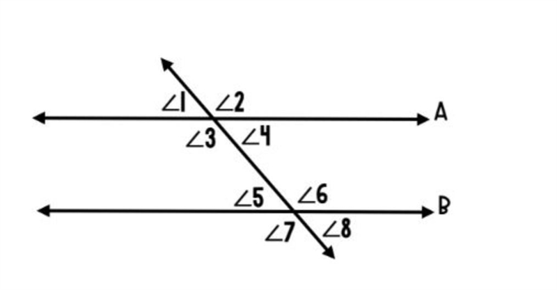 If the m∠8 is 55°, then the measure of ∠6-example-1