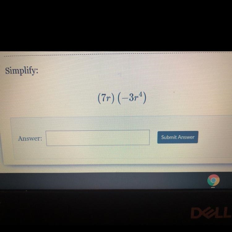 Simplify (7r) (-3r^4)-example-1