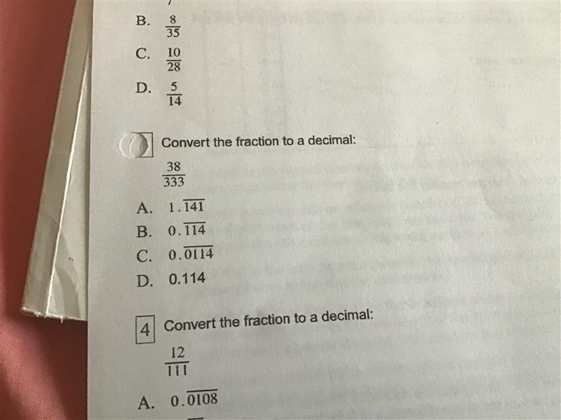 PLEASE HELP!! 3 IN 1 1.solve and simplify 2/7 Divided by 4/5 2. Convert the fraction-example-2