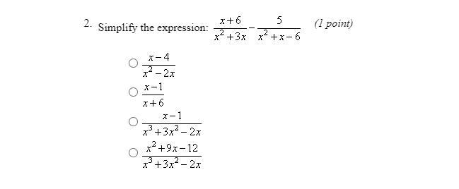 Simplify the expression (Image below) Precalculus please help! D:-example-1