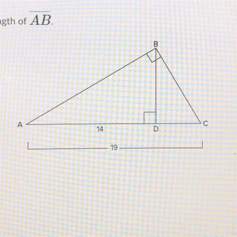 Determine the length of AB. 16.3 units 23.6 units 5.7 units 14.9 units-example-1