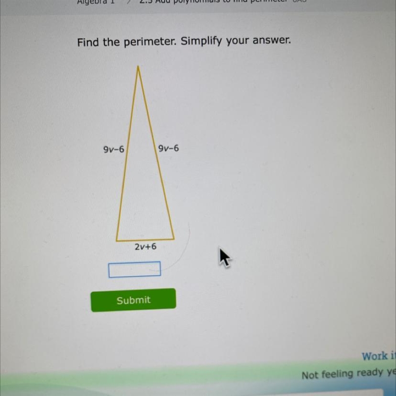 Find the perimeter. Simplify your answer.-example-1