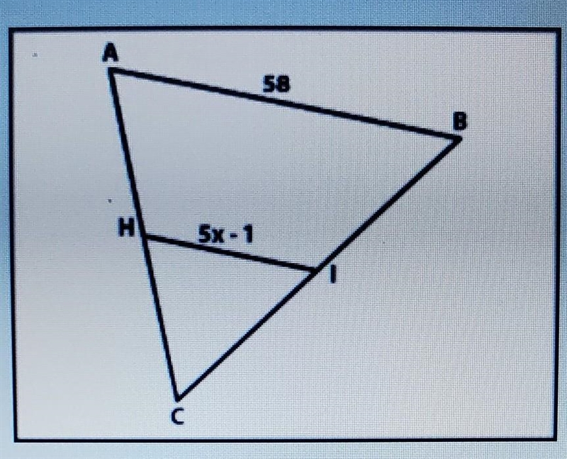 Find the value of x and HI. H and J are the endpoints​-example-1