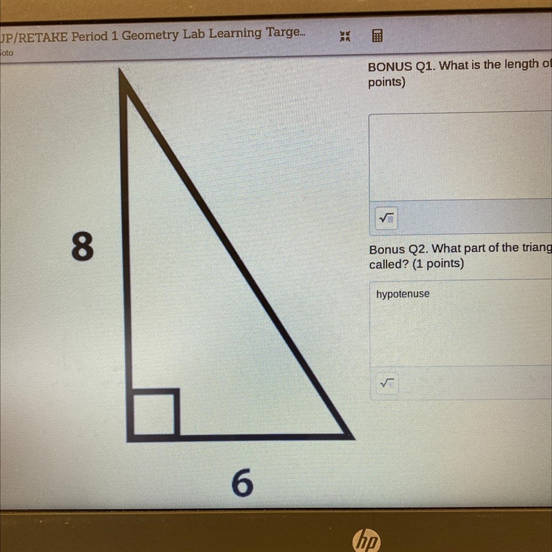 What is the length of the missing side?-example-1