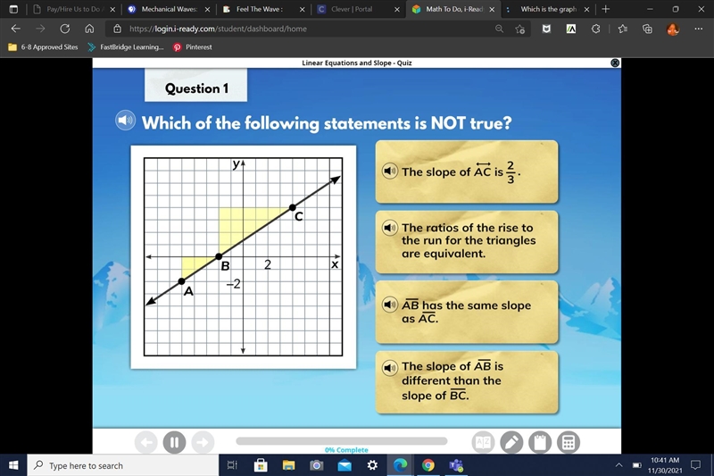 Which of the following statements is NOT true?-example-1