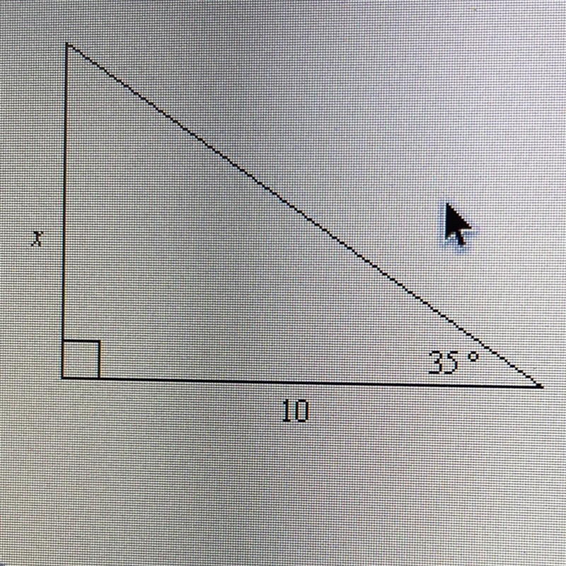 Find the value of x to the nearest tenth-example-1