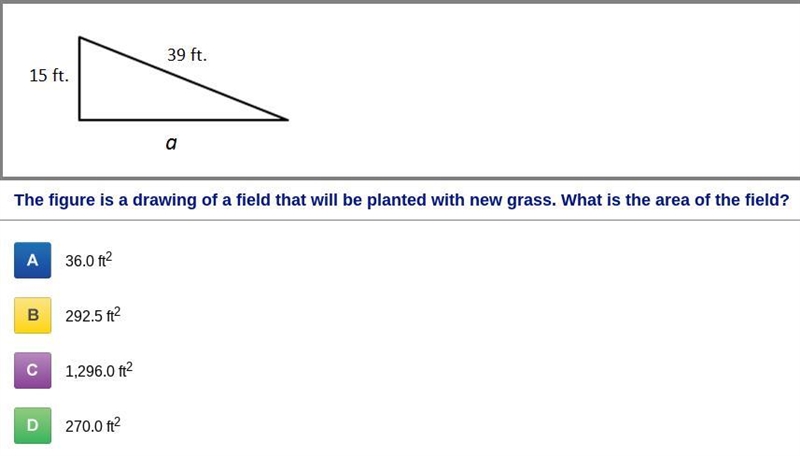 The figure is a drawing of a field that will be planted with new grass. What is the-example-1