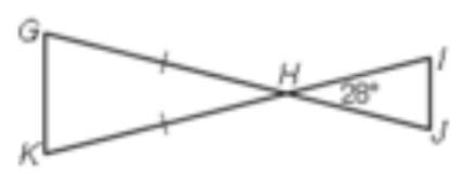 Timed please help! What is the measure of GHK?-example-1