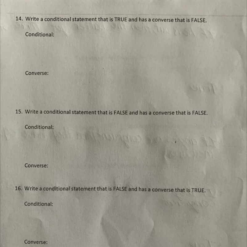 14. Write a conditional statement that is TRUE and has a converse that is FALSE. i-example-1