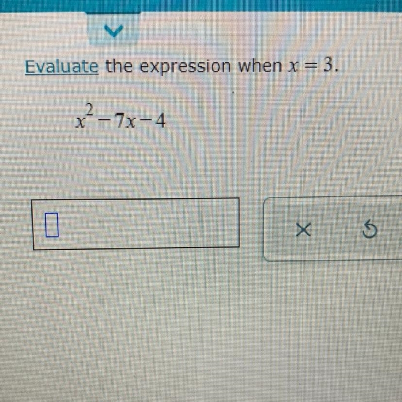 Evaluate the expression when x= 3.-example-1